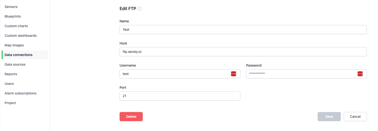FTP Data Connection